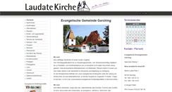 Desktop Screenshot of laudatekirche.de